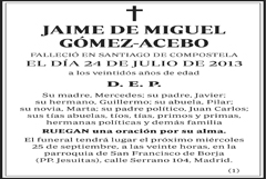 Jaime de Miguel Gómez-Acebo